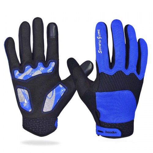 Outdoor Sports Men and Women Riding Gloves Touchscreen Gloves Plus Velvet Warm Anti - skid